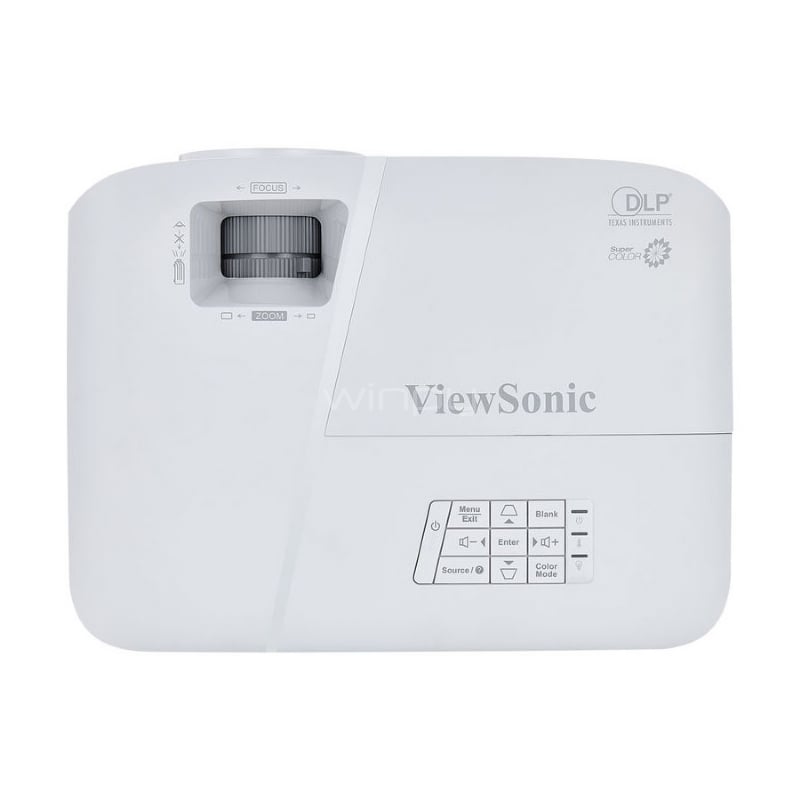 proyector viewsonic pa503s (3600-lumen  svga dlp)