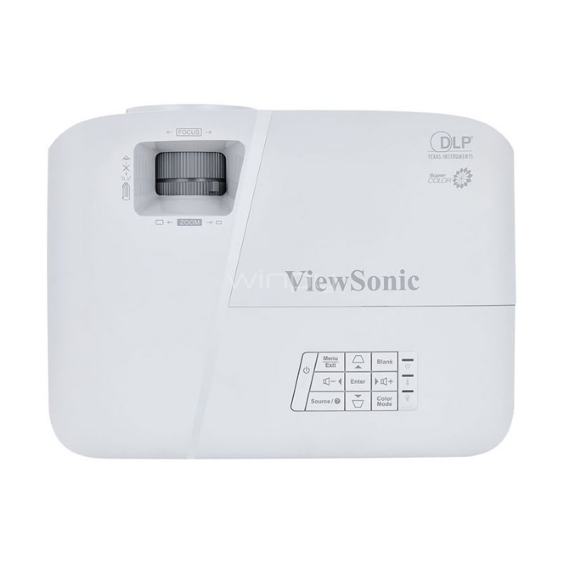 proyector viewsonic pa503w  (3600 lumen, wxga 1280x800, dlp)