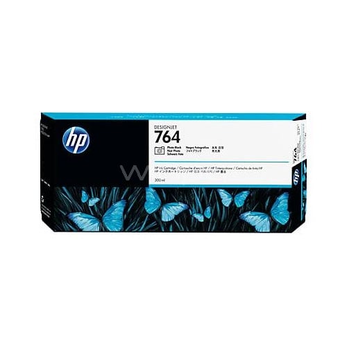Cartucho de tinta HP DesignJet 764 de 300ml Negro fotográfico (C1Q17A)