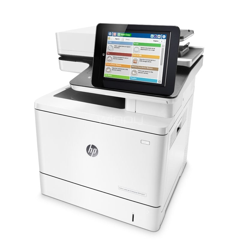 Multifuncional HP LaserJet Enterprise M577dn (Laser Color, Doble Cara,  40ppm) - Winpy.cl