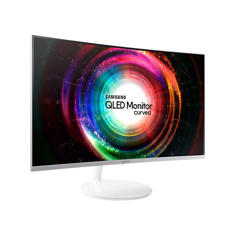 Monitor Curvo Samsung  Quantum Dot de 27 pulgadas (60Hz, 4ms, WQHD, FreeSync, Blanco)