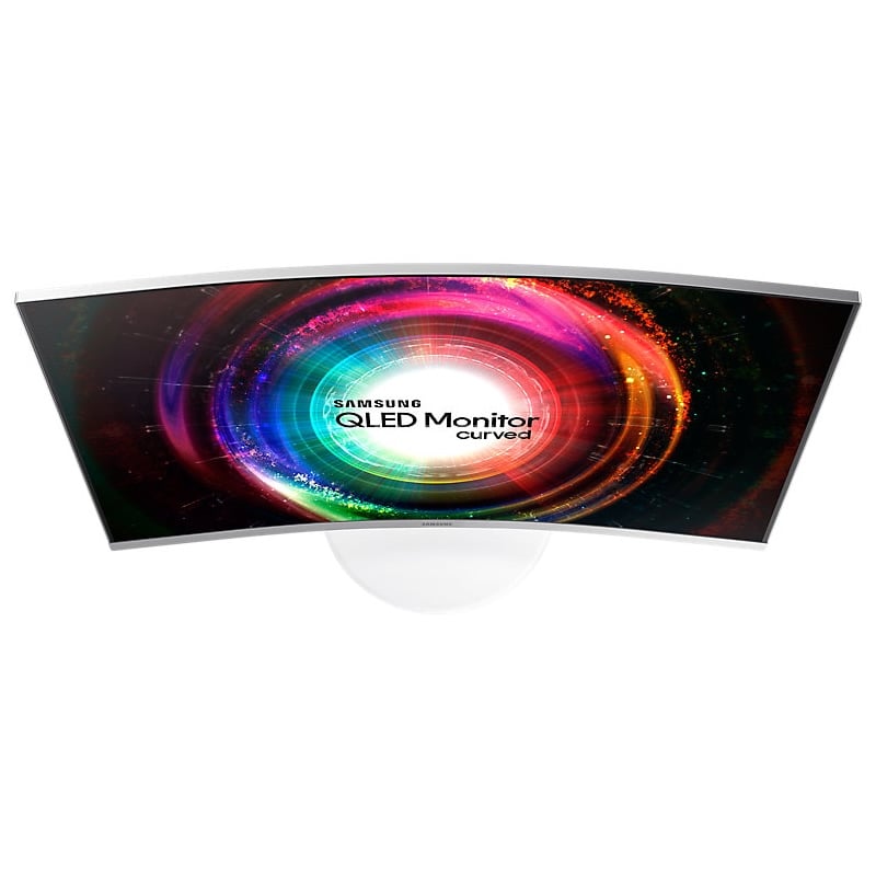 Monitor Curvo Samsung  Quantum Dot de 27 pulgadas (60Hz, 4ms, WQHD, FreeSync, Blanco)