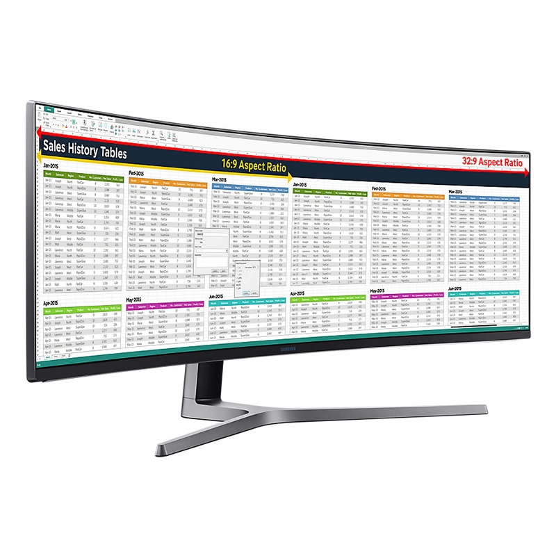 Monitor Gamer Samsung QLED Ultra Ancho de 49“ (VA, 144hz, 1ms, 32:9, 3840x1080, FreeSync)