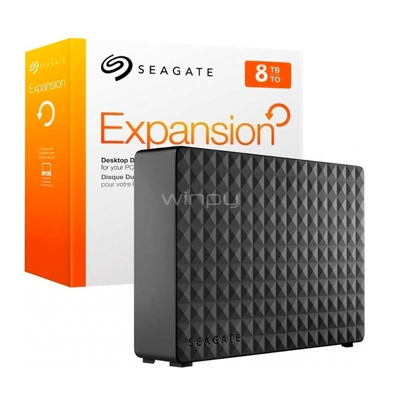 Disco duro externo Seagate Expansión de 8TB (USB 3.0)