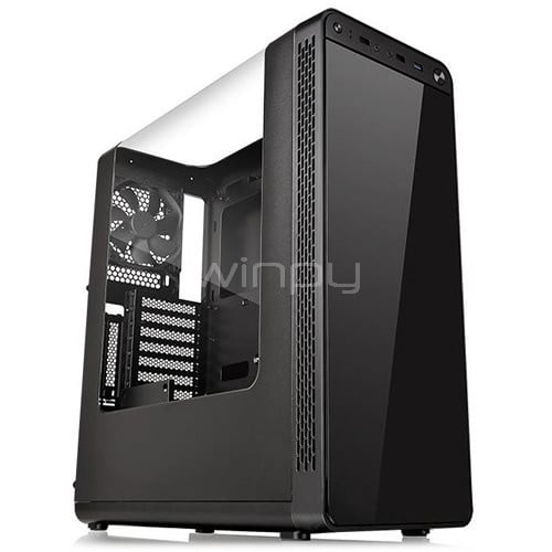 Gabinete Thermaltake View 27 (ATX, Sin Fuente, Black, Led Red)