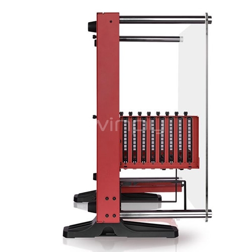 Gabinete Thermaltake Core P3 SE (ATX, Sin Fuente, Rojo)