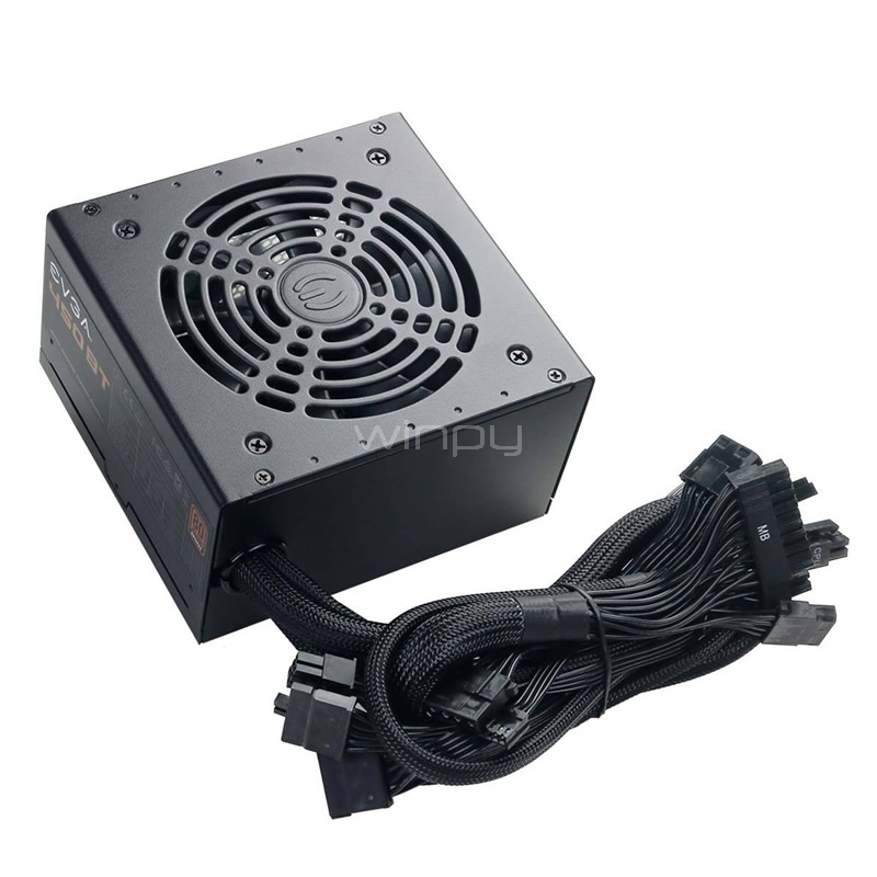 Fuente de Poder EVGA 450 BT Certificada 80+ Bronze - 450W (100-BT-0450-K1)