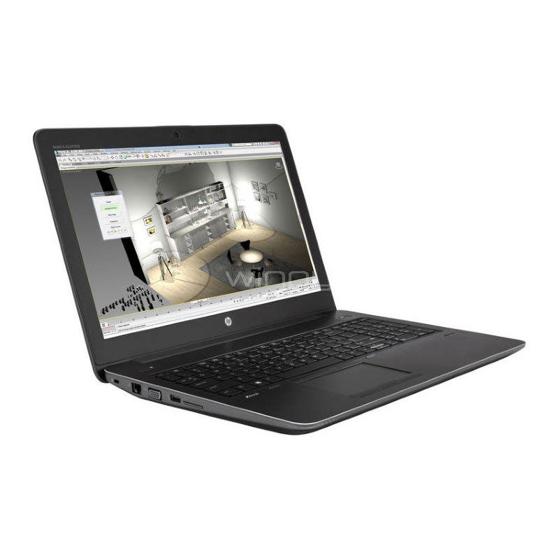 Notebook Workstation HP ZBook 15 G4 (i7-7700HQ, Quadro M1200, 8GB DDR4, 1TB HDD, Win10 Pro, Pantalla 15,6 FullHD)