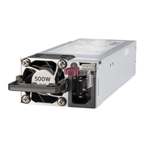 Fuente de alimentación  HPE 500W Flex Slot Platinum Hot Plug