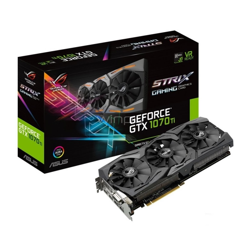 Tarjeta gráfica Asus ROG Strix GeForce GTX 1070 Ti 8GB GDDR5 | ROG