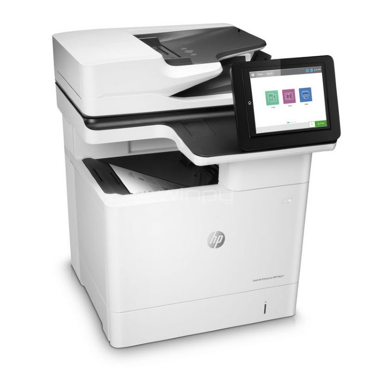 Impresora multifunción monocromática HP LaserJet Enterprise M631dn (Imprime, escanea, copia, 1200 x 1200 ppp)
