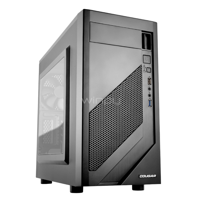 Gabinete Cougar MG110-W (Mini-Torre, mATX, con ventana, sin fuente)