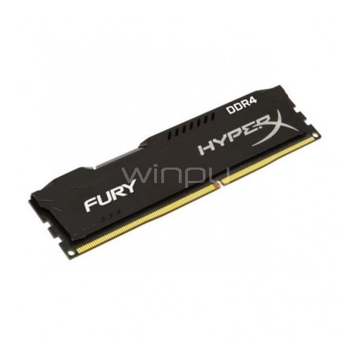 Memoria RAM HyperX FURY BLACK de 8GB (2400 MHz, DDR4, CL15, DIMM