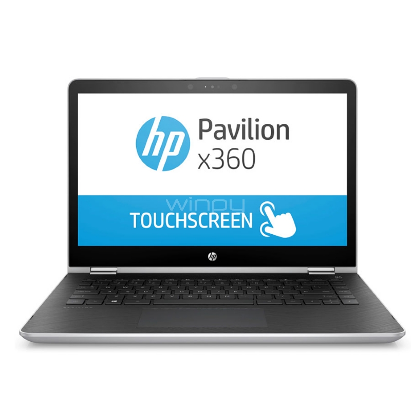 Notebook HP Pavilion x360 - 14-ba001la (i3-7100U, 4GB DDR4, 500GB HDD, Pantalla Touch 14 , Win10)