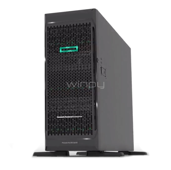 Hewlett Packard Enterprise HPE ProLiant ML350 Gen10 Base - Serveur - Tour - 4U - 2 Voies - 1 x Xeon Silver 4208/2.1 GHz - RAM 16 Go - SAS - Hot-Swap 3.5 - Aucun Disque Dur - GigE - Moniteur : Aucun