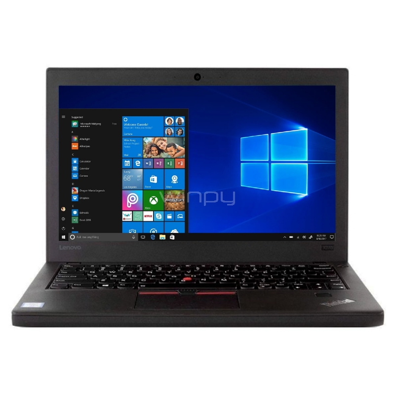 Ultrabook Lenovo ThinkPad X270 (i7-7500U, 8GB DDR4, 256GB SSD, Pantalla 12,5, Win10 Pro)