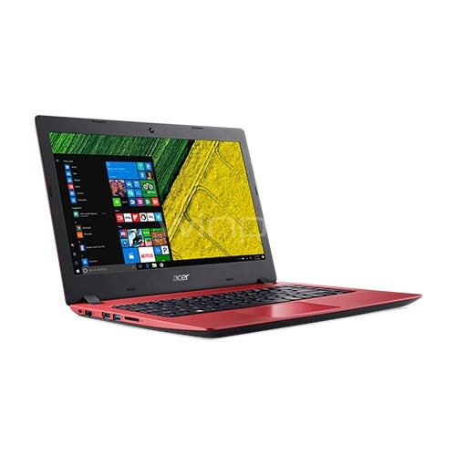 Notebook Acer Aspire 3 - A314-31-C955 (N3350, 4GB RAM, 1TB HDD, Win10, Pantalla 14, Rojo)