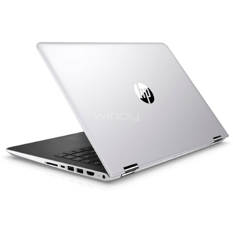 Notebook HP Pavilion x360 - 14-ba008la (i7-7500U, GeForce 940MX 4GB, 8GB DDR4, 128SSD+1TB, Pantalla Touch 14, Win10)