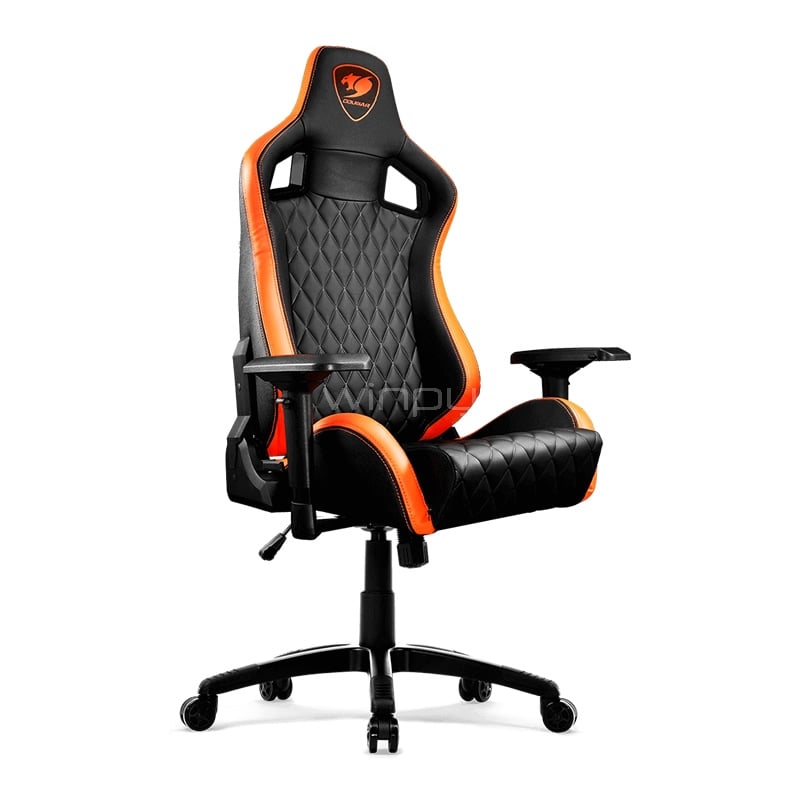 Silla Gamer Cougar Armor S (Negro/Naranjo)