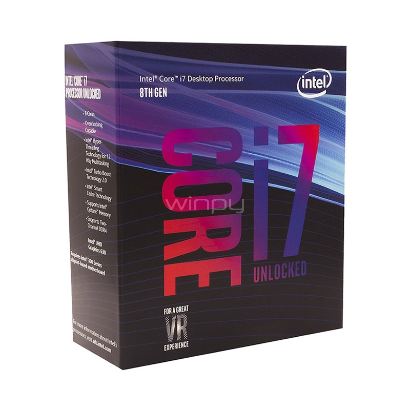 Procesador Intel Core I7-8700K Coffe Lake (LGA1151v2 - 6 Núcleos