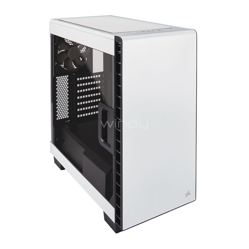 Gabinete compacto Corsair Carbide Series Clear 400C (SemiTorre, Ventana, Blanco)