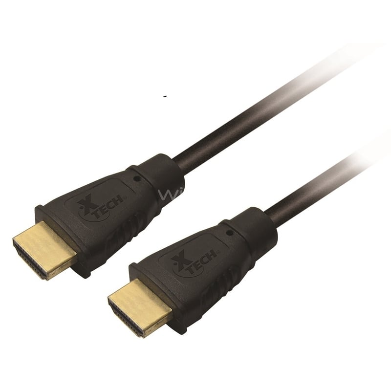 Cable HDMI macho a macho Xtech para Monitor, TV o Proyector (2160p, 7.6 metros)