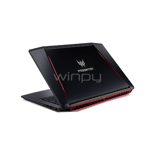 Notebook Gamer Acer Predator Helios 300 - G3-572-58QB (i5-7300HQ, GTX 1060 6GB, 12GB DDR4, 128SSD+1TB, Pantalla FHD 15,6, Win10)