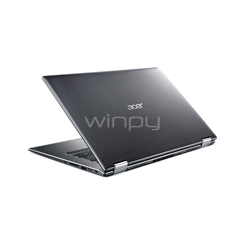 Notebook Acer Spin 3 - SP314-51-36ED (i3-6006u, 4GB RAM, 1TB HDD, Pantalla Touch 14, Win10, Steel Gray)