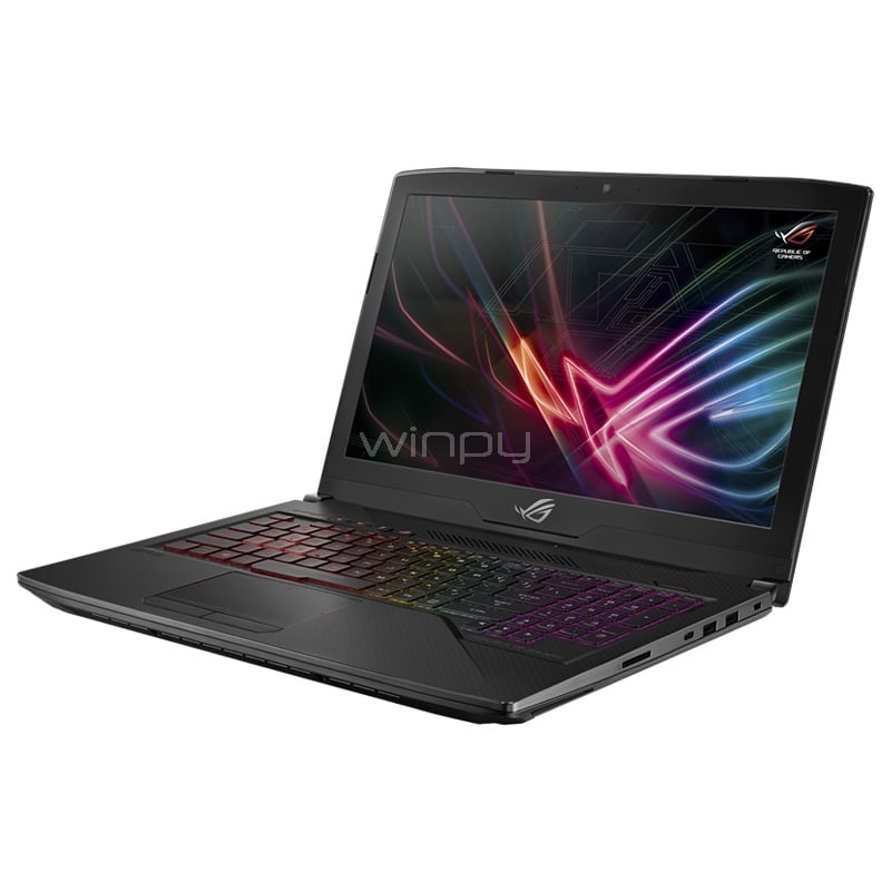 Notebook Gamer Asus ROG Strix GL503VD-ED284T (i7-7700HQ, GTX1050, 12GB DDR4, 128SSD+1TB, Pantalla 15,6 FHD, Win10)