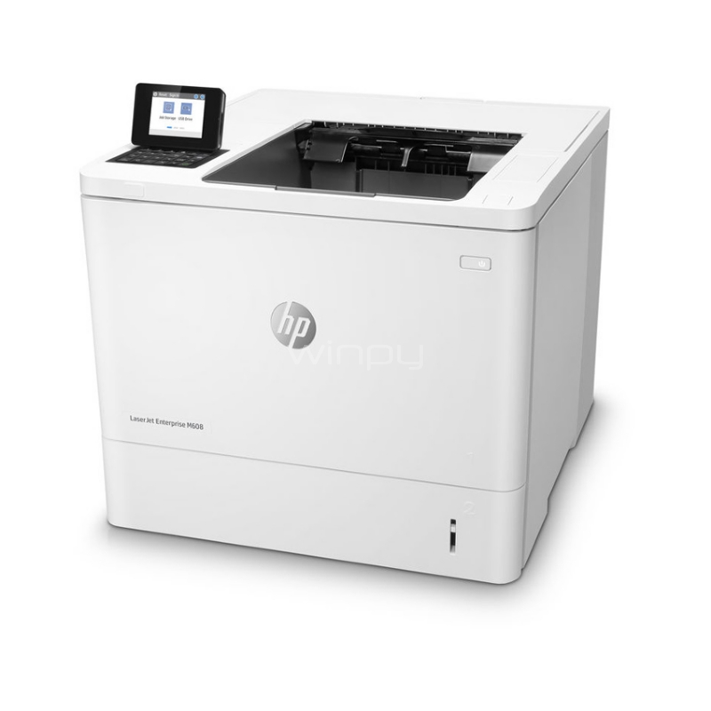 Impresora HP LaserJet Enterprise M608dn (Laser, Monocromática, Dúplex, 61ppm, 650 hojas)
