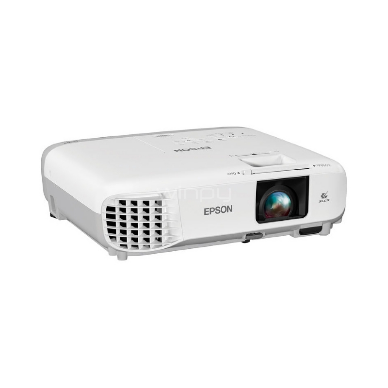 Proyector Epson PowerLite W05+ (3LCD, 3300 Lúmenes, WXGA, Wireless-HDMI-VGA-USB, Blanco)