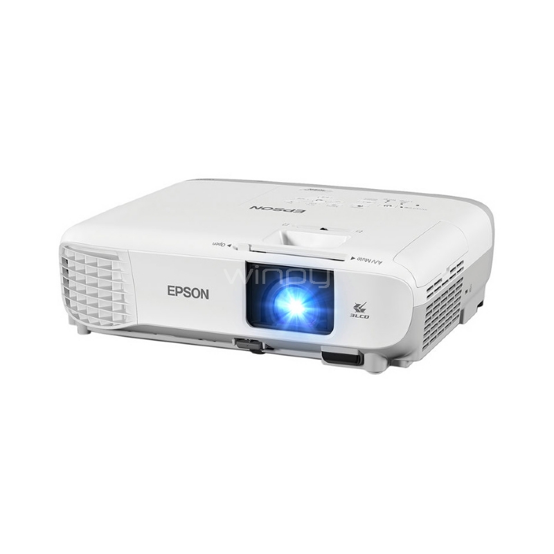 Proyector Epson PowerLite W05+ (3LCD, 3300 Lúmenes, WXGA, Wireless-HDMI-VGA-USB, Blanco)
