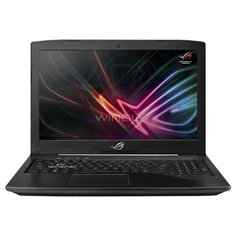 Notebook Gamer Asus ROG Strix GL503VD-GZ305T (i7-7700HQ, GTX1050, 12GB DDR4, 128SSD+1TB, Pantalla 15,6 FHD, Win10)