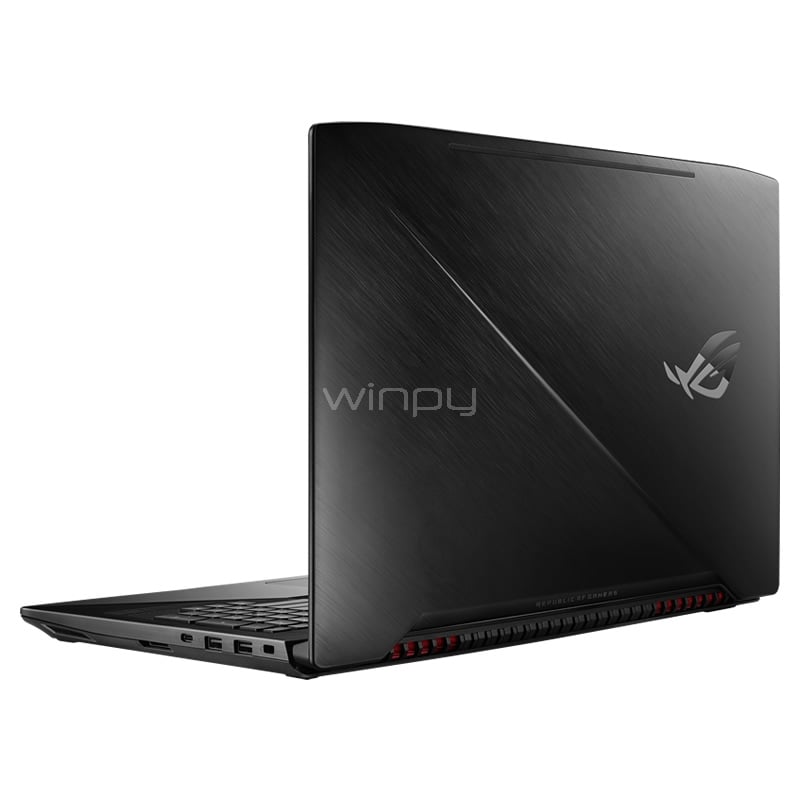 Notebook Gamer Asus ROG Strix GL503VD-GZ305T (i7-7700HQ, GTX1050, 12GB DDR4, 128SSD+1TB, Pantalla 15,6 FHD, Win10)