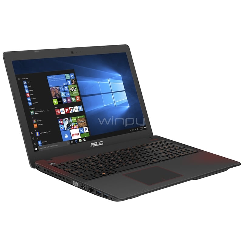 Notebook Gamer ASUS R510IU-DM023T (AMD FX-9830P, RX 460, 4GB DDR4, 128GB SSD, Pantalla FullHD 15,6, Win10)