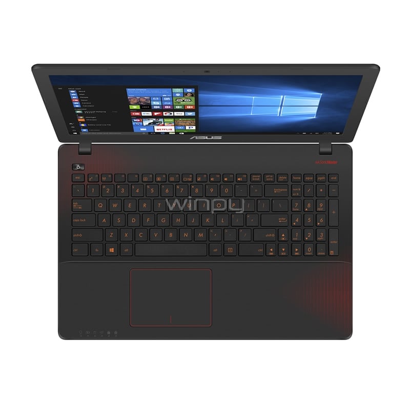 Notebook Gamer ASUS R510IU-DM023T (AMD FX-9830P, RX 460, 4GB DDR4, 128GB SSD, Pantalla FullHD 15,6, Win10)
