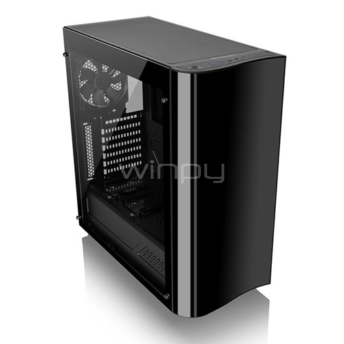 Gabinete Thermaltake View 22 Edición cristal templado (ATX, Sin Fuente, Ventana, Negro)