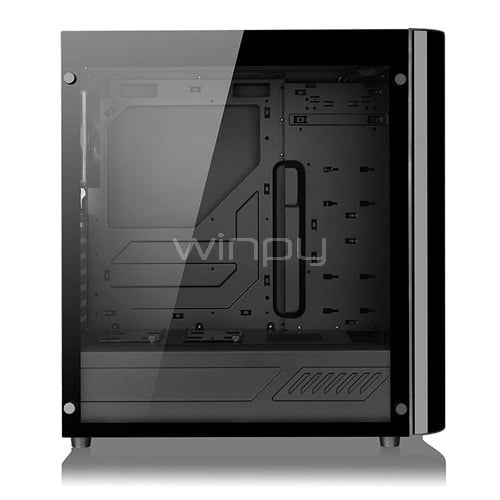 Gabinete Thermaltake View 22 Edición cristal templado (ATX, Sin Fuente, Ventana, Negro)