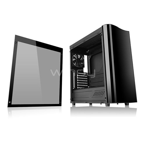 Gabinete Thermaltake View 22 Edición cristal templado (ATX, Sin Fuente, Ventana, Negro)
