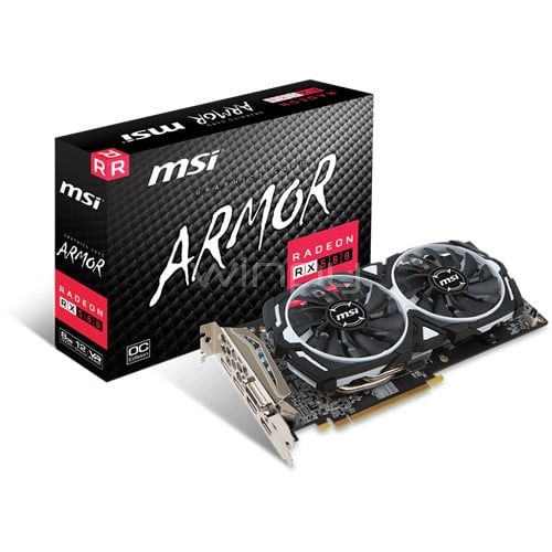 Tarjeta de Vídeo MSI Radeon RX 580 ARMOR 8G OC de 8GB GDDR5 - RX