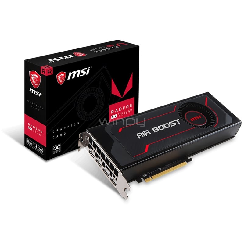 Tarjeta de Vídeo MSI Radeon RX Vega 56 Air Boost 8G OC de 8GB HBM2