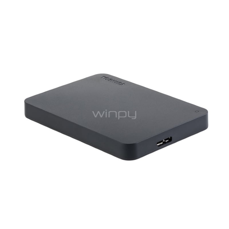 disco duro portátil toshiba canvio basics de 2tb (usb 3.0 - negro)