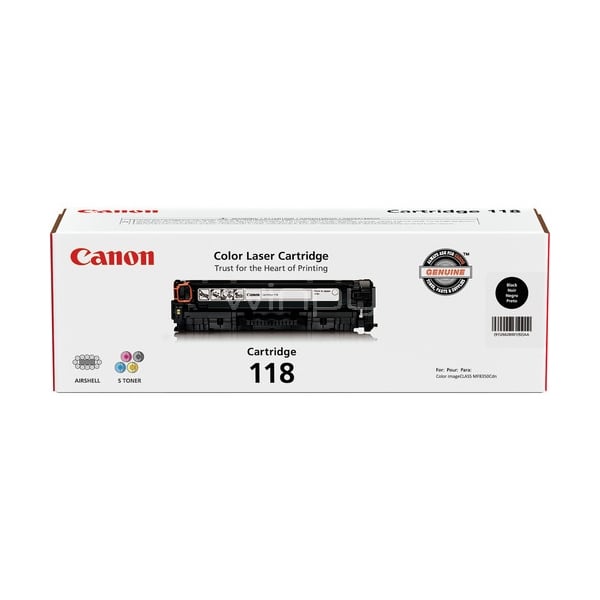 Cartucho de tóner Canon 118 (Negro, 3400 páginas)