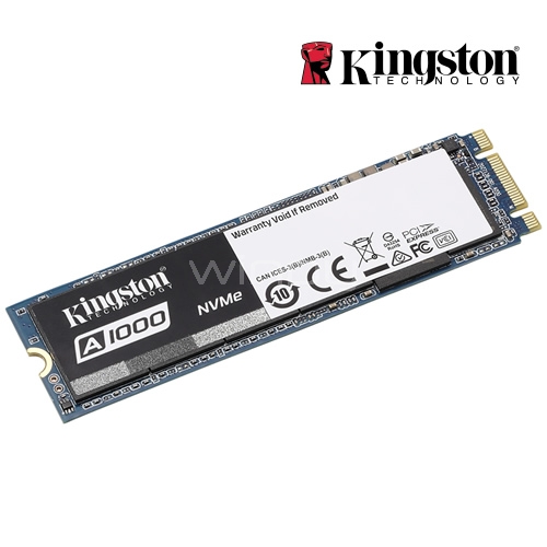 Unidad estado sólido Kingston A1000 de 480GB (M2, PCIe NVMe