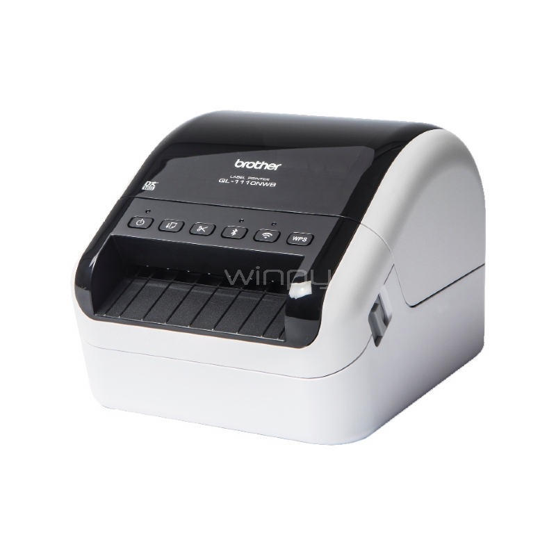 Impresoras de etiquetas Brother QL-1110NWB (Hasta 103mm ancho, USB, RED, WiFi y Bluetooth)