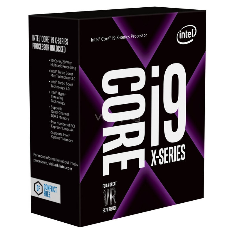 Procesador Intel Core i9-7940X X-Series (LGA2066, 14 Cores, 3,1GHz/4,30GHz, UNLOCKED)