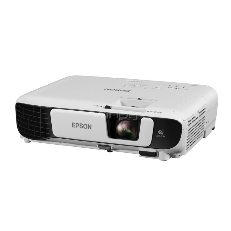 Proyector Epson PowerLite W42+ (3LCD, 3600 lumenes, 1280x800, Wireless, HDMI-VGA-RCA)