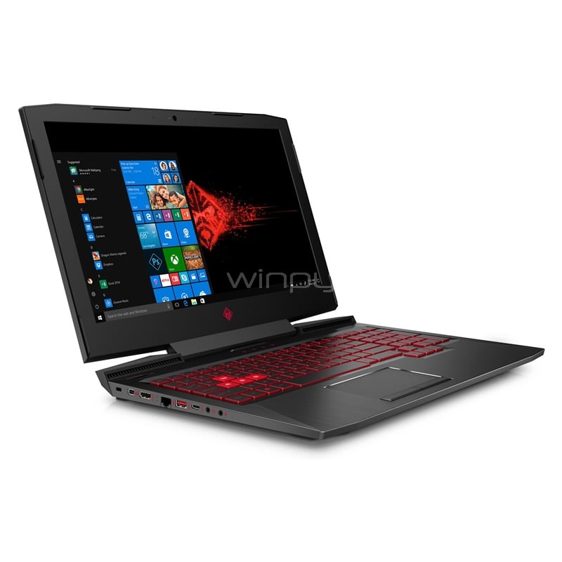 Notebook Gamer HP OMEN 15-ce004la (i7-7700HQ, GTX 1060 6GB, 8GB DDR4, 1TB HDD, Win10, Pantalla 15.6)