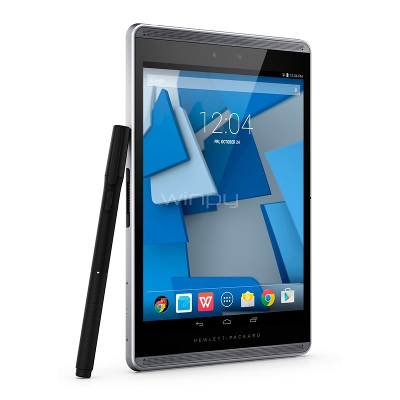 Tablet HP Pro Slate 8 (Snapdragon 800, Android, 2GB RAM, 16GB eMMC, Incluye Lápiz)