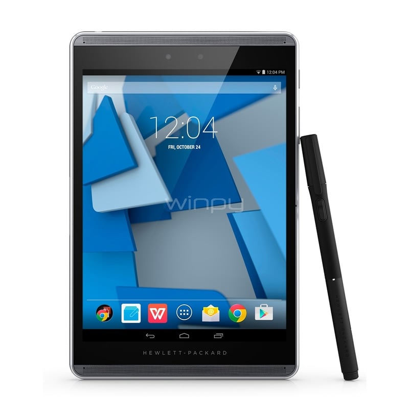 Tablet HP Pro Slate 8 (Snapdragon 800, Android, 2GB RAM, 16GB eMMC, Incluye Lápiz)